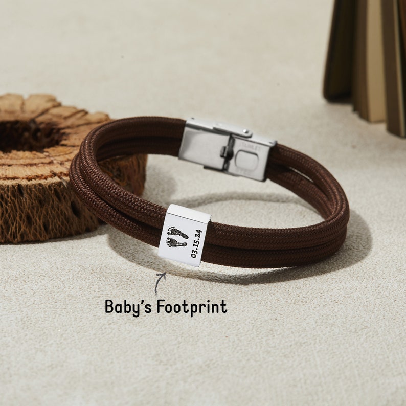 Miscarriage Gift For Dad, Loss Of Baby Gift, Angel Baby Bracelet