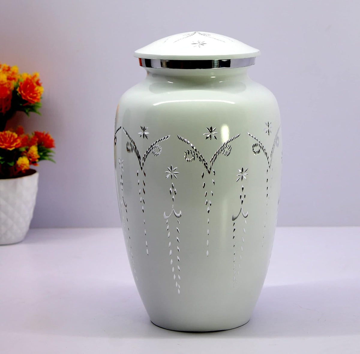 Memorial Human Ashes | White
